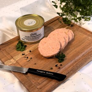 Chilli-Fleischkäse Dosenwurst