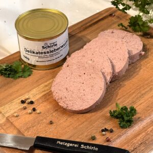 Delikatessleberwurst Kalbsleberwurst Dosenwurst