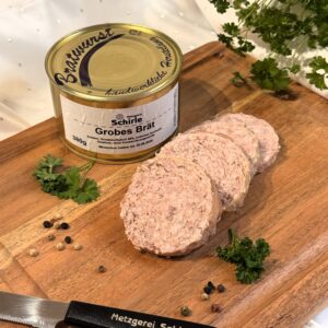Grobes Brät Bratwurst Wurstdose Konserven