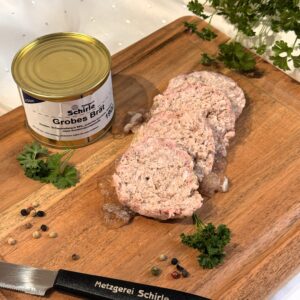 Bratwurstbrät, Grobes Brät in Sülze