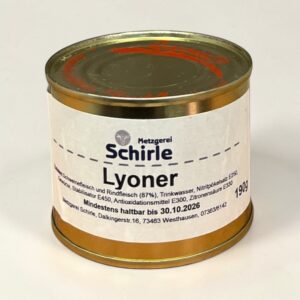 Lyoner Dosenwurst Wurstdose