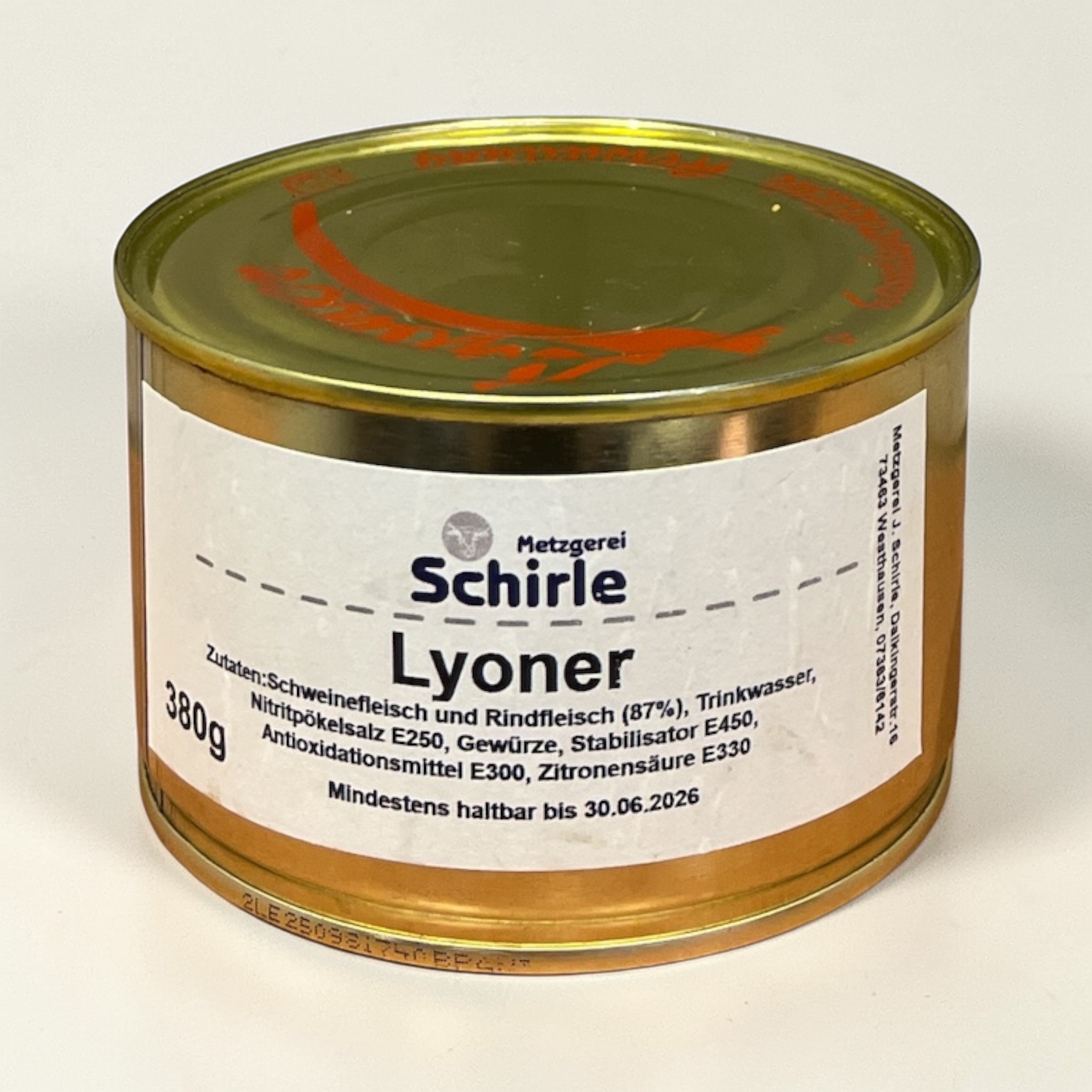 Lyoner Dosenwurst wurstdoesen konserven