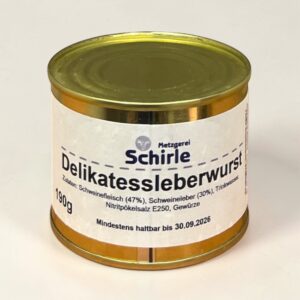 Leberwurst fein Streichwurst Kalbsleberwurst