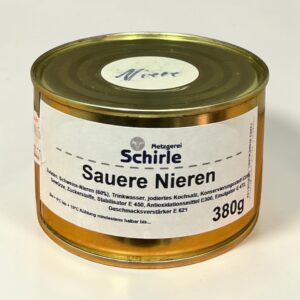 Nieren gekocht Fertiggericht Konserven