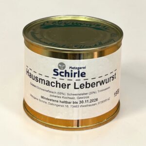 Hausmacher Leberwurst Streichwurst