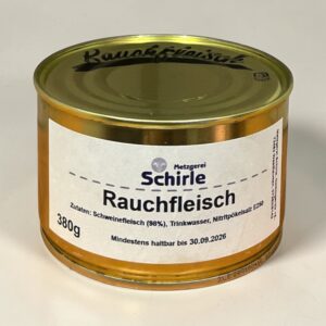 Rauchfleisch Wurstdose Dosenwurst Konserven