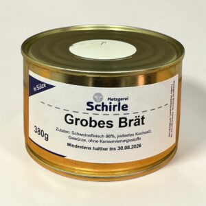 Grobes Brät, Bratwurstbrät
