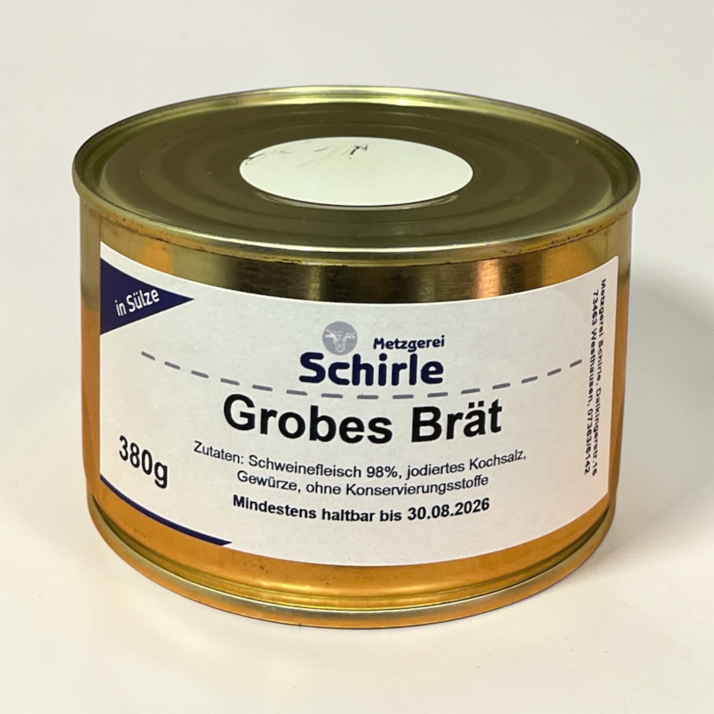 Grobes Brät, Bratwurstbrät