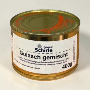 Gemischter Gulasch Scheinefleisch Rindfleisch