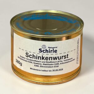 Wurstdose Schinkenwurst 380g