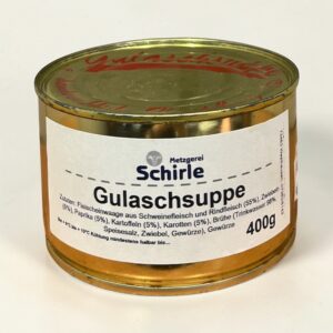Gulaschsuppe gemischt Schweinefleisch Rindfleisch