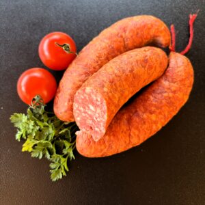 Paprikawurst scharf Scharfe Gerauchte Bratwürste Gerauchte Paprikawurst scharf