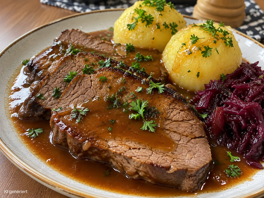 Klassischer Rinderbraten im Backofen – zart & saftig