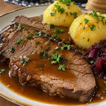 Klassischer Rinderbraten im Backofen – zart & saftig